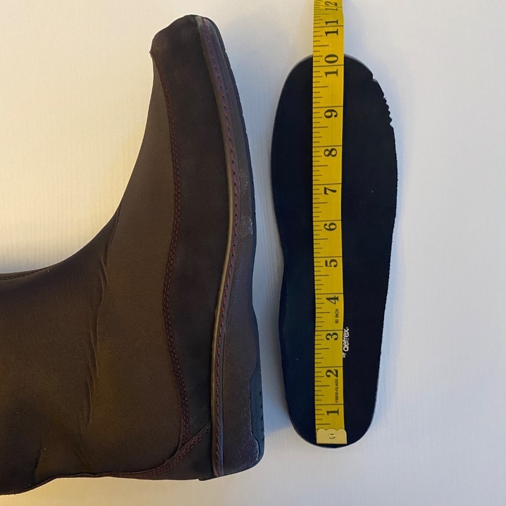 Aetrex Berries Women's Brown Water Resistant Mid Calf Boots Size 10.5 - Picture 13 of 13